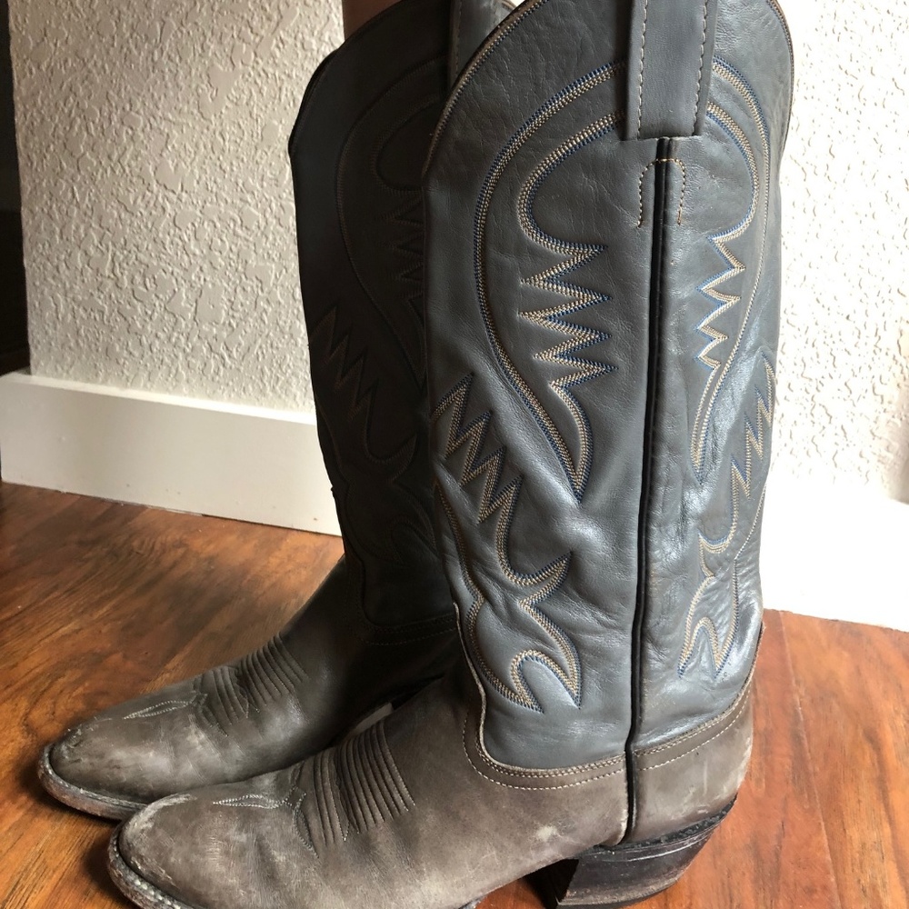 Vintage Laramie Leather Boots - Size 8